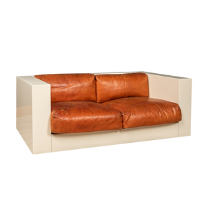 Vintage Two-Seater Saratoga Sofa by Lella and Massimo Vignelli for Poltronova, 1960s