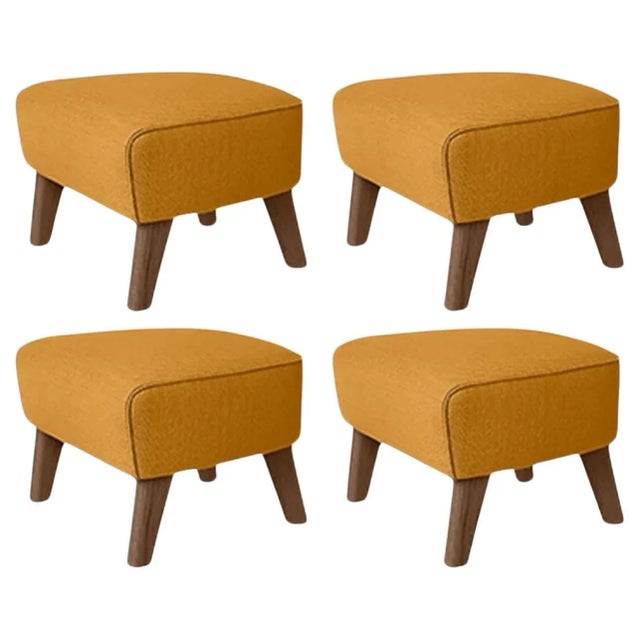 Not Yet Made - Made To Order Orange Smoked Oak Raf Simons Vidar 3 My Own Chair Footstools by Lassen, Set of 4 For Sale - Image 5 of 5
