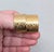 1970s Vintage Signed Crown Trifari Goldtone Textured Hoop Clip Earrings-2 Pieces For Sale - Image 5 of 8