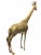 African Vintage Mid-Century Brass Giraffe For Sale - Image 3 of 8