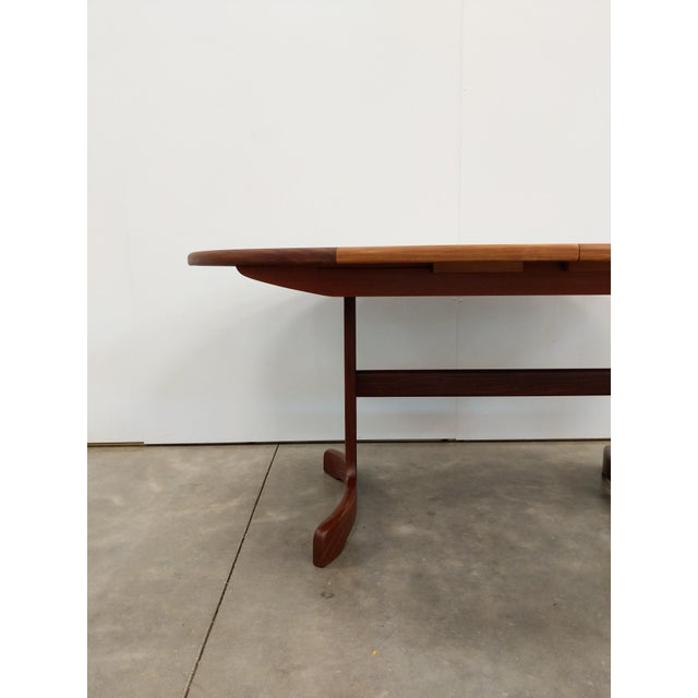 G Plan Vintage Mid Century Modern Teak Extendable Dining Table by G Plan For Sale - Image 4 of 12