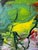 Textile Contemporary Abstract Oil on Canvas "Summer Queen" by Petra Schott For Sale - Image 7 of 9