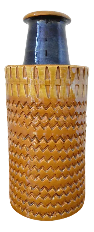 Italian Ceramic Vase by Aldo Londi for Bitossi, 1970s