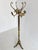 Vintage Italian Brass Coat Rack with Rotating Crown and Female Face Tripod Base, 1960s For Sale - Image 11 of 18
