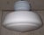 Art Deco German Ceiling Lamp with Opaque White Glass Shade, 1930s For Sale - Image 6 of 7