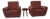 Vintage Mad Man Armchairs and Ottoman from Tatra Nafromtok, 1965, Set of 3 For Sale