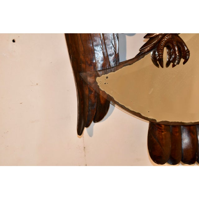 19th Century Hand-Carved Eagle Mirror From France For Sale - Image 4 of 9