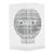 Vintage Merle Edelman Lucite Grid Face Triangle Embedded Sculpture Paperweight, 1970's For Sale