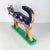 Late 20th Century Vintage Folk Art Carved Painted Wood Wolf Outter Space Native American Outsider For Sale - Image 5 of 11