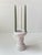 Baptismal Font Candleholder in White Glazed Terracotta by L. Hjorth, 1950s For Sale - Image 4 of 9