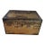 Antique Chinese Black Lacquered Tea Caddy For Sale