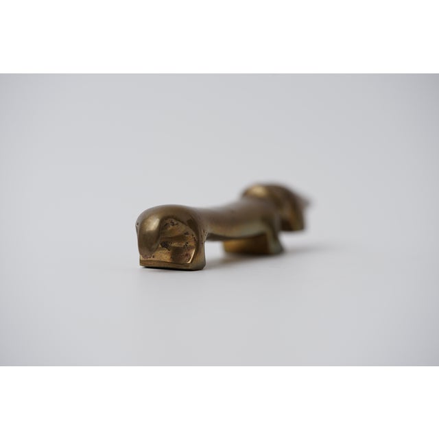 1960s Vintage Brass Dachshund Bottle Opener by Walter Bosse for Herta Baller, 1950s For Sale - Image 5 of 11