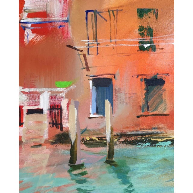 Contemporary Erika Kumerova, Venice, Oil on Canvas, 2022 For Sale - Image 3 of 4