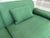 Custom Carved Oak & Green Linen Sofa by Steven Gambrel For Sale - Image 11 of 18