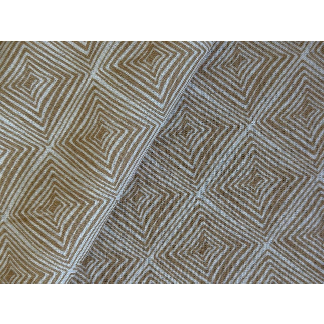 2020s Casa Branca Quadrato in Toast 3 Yards Linen Fabric For Sale - Image 5 of 5