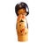 Exquisite Rare Signed Japanese Syogo Kokeshi Wooden Doll For Sale