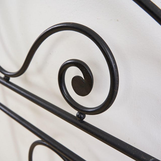 Antique Wrought Iron Bed For Sale - Image 4 of 15