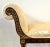 Neoclassical Neoclassical Carved Mahogany and Gilt Scroll Arm Window Bench Seat For Sale - Image 3 of 12