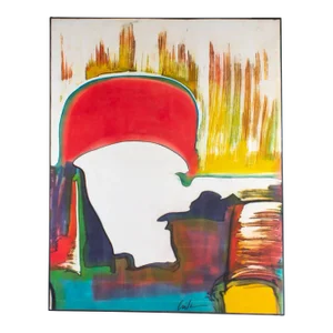 Abstract Batik Signed by Harry Hilson
