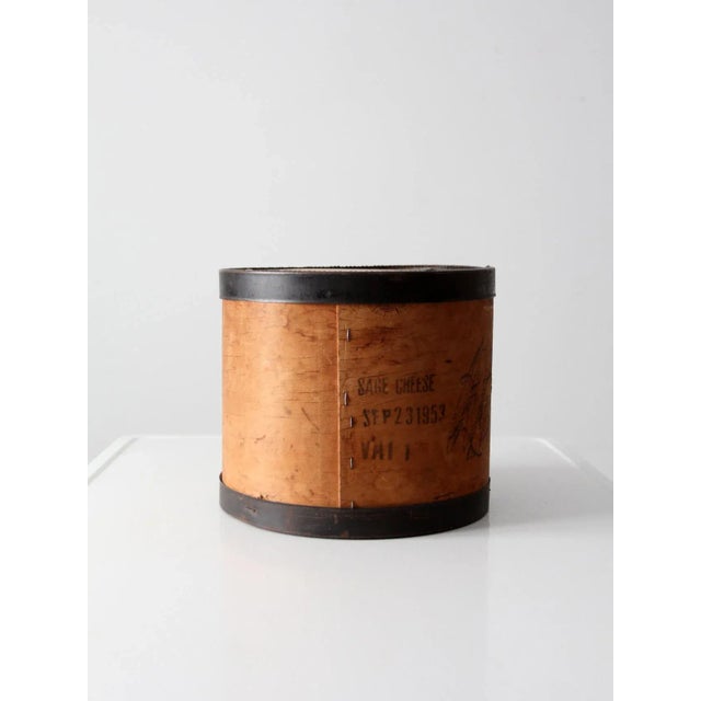 Vintage Wooden Cheese Box For Sale - Image 12 of 12