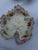 Vintage Hand-Painted Porcelain Leaf Dishes With Pink & Blue Stems - Set of 4 For Sale In San Francisco - Image 6 of 11