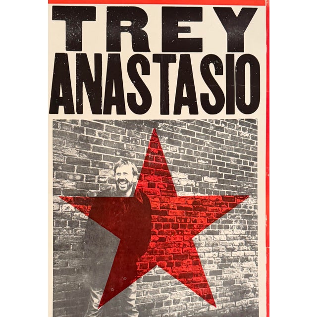 Contemporary Trey Anastasio - The New Album, April 30, 2002, Promotional Poster, Panino & Sons / Hatch Show Print For Sale - Image 3 of 5