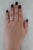 0.25ctw Diamond Wedding Ring 14k White Gold Floral Stackable Anniversary Band, Size 6.5 For Sale In Greensboro - Image 6 of 8