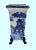 Chinoiserie Vase With Pagoda Scene and Sculptural Feet For Sale - Image 10 of 11
