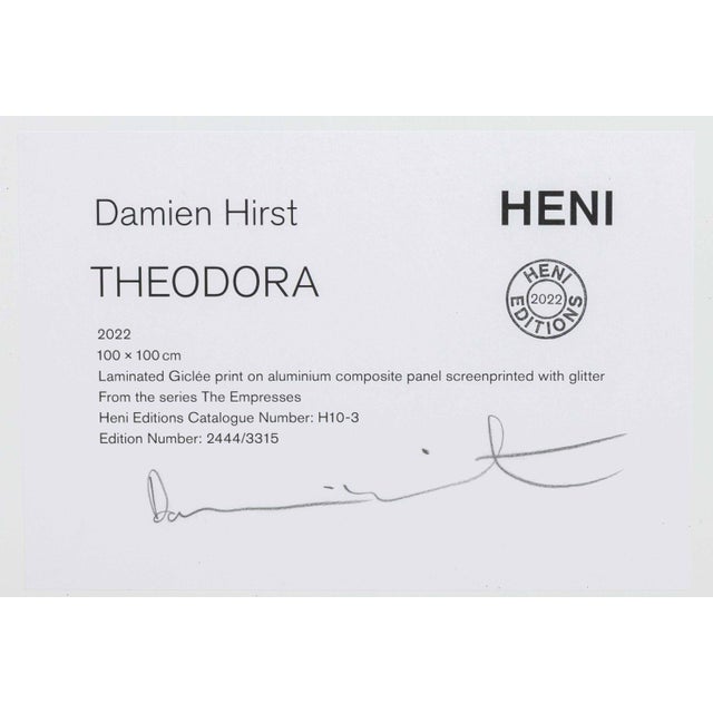 Damien Hirst "Theodora" Giclee Print, 2022 For Sale - Image 9 of 9