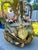 Pair of Antique French Art Nouveau Barbotine Majolica Vases With Applied Flowers For Sale - Image 9 of 12