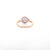 Purple 18k Rose Gold Brilliant Tanzanite Ring Size 7 (All Sizes Available) For Sale - Image 8 of 9