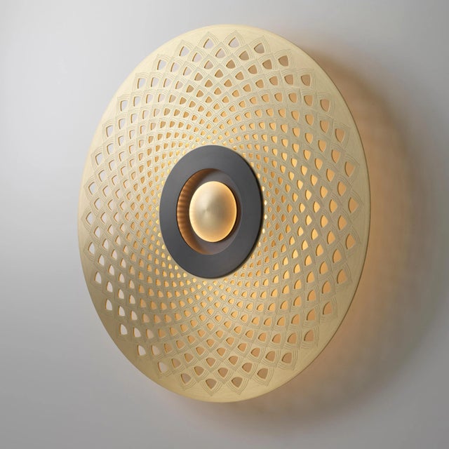 Not Yet Made - Made To Order Earth Mandala Wall Light by Emilie Cathelineau For Sale - Image 5 of 8