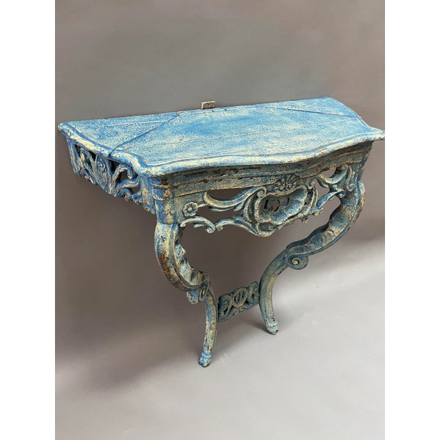 18th Century French Provincial Regence Style Console Table For Sale - Image 4 of 9