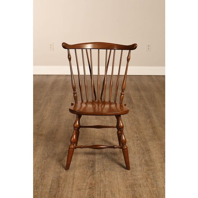 Pennsylvania House Vintage Set of Three Cherry Windsor Chairs For Sale - Image 14 of 18