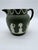 Antique Olive Green Wedgwood Jasperware Pitcher England, Circa 1891–1908 For Sale - Image 15 of 18