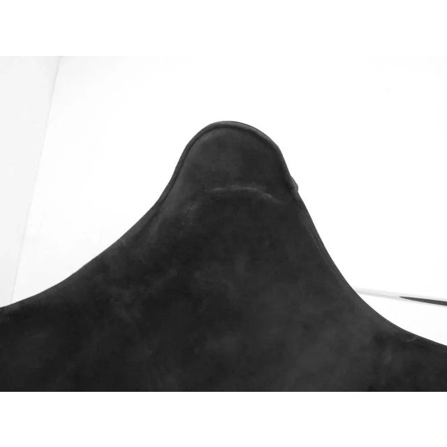 Black Butterfly Chair in Suede, Italy, 1960s For Sale - Image 8 of 9