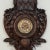 Mid 19th Century 19th Century French Louis XVI Carved Oak Wall Clock ~ Cartel For Sale - Image 5 of 12