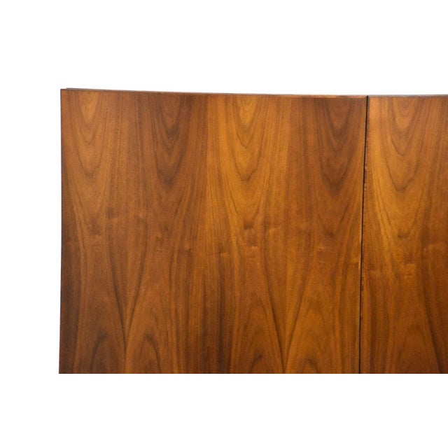 Mid Century Walnut Whiteboard For Sale - Image 4 of 12