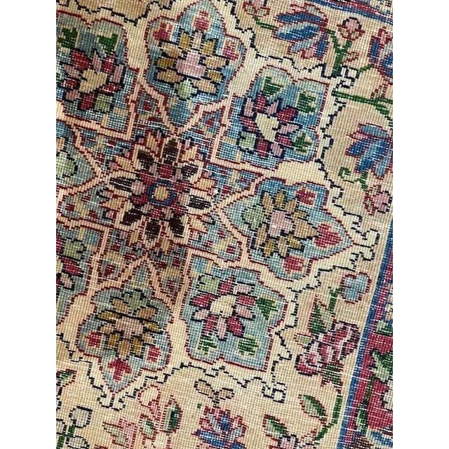 1900s Antique Persian Palace Lavar Kerman Rug For Sale - Image 11 of 13