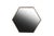 Not Yet Made - Made To Order Italian Large Hexagonal Cassiopeia Wall Mirror in Burnished Metal For Sale - Image 5 of 5