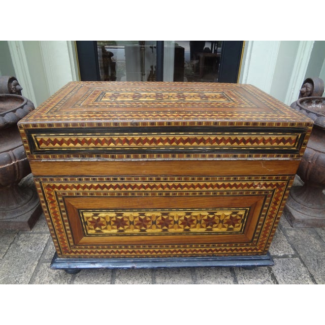 Antique Moroccan Coffer, Trunk or Box For Sale - Image 10 of 13
