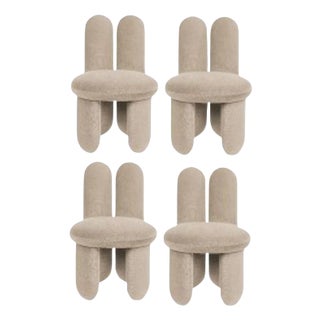 Gentle Glazy Chairs by Royal Stranger, Set of 4 For Sale