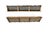 Pair of Vintage 79" Long/Wide Distressed Wood & Pressed Tin Architectural Wall Shelves For Sale - Image 9 of 15