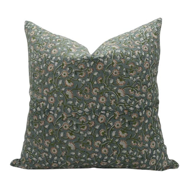 Fabdivine Throw Pillow Cushion Cover 12x20 Inch Handcrafted Block Print Design- Himachal For Sale