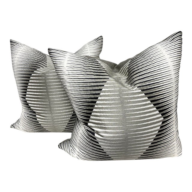 Eastern Accents Zac Decorative Pillows, Pair For Sale