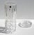 Victorian 1950s Victorian Brilliant Cut Glass Hurricance Candle Holder Star Base Underplate For Sale - Image 3 of 14