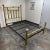 Full Size Worthen Centennial Brass Bed Frame For Sale - Image 10 of 12