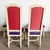1980s French Provincial Purple Vinyl and Platted Back Dining Chairs - Set of 4 For Sale - Image 5 of 12