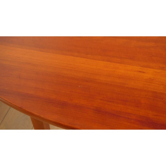 Vintage Round Dining Table in Teak, 1950s For Sale - Image 13 of 14