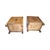 Vintage Thomasville Burl Wood Asian Modern Nightstands With Brass Hardware - Pair For Sale - Image 11 of 12